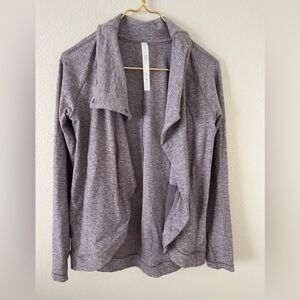 lululemon athletica purple  Open Front Cardigan